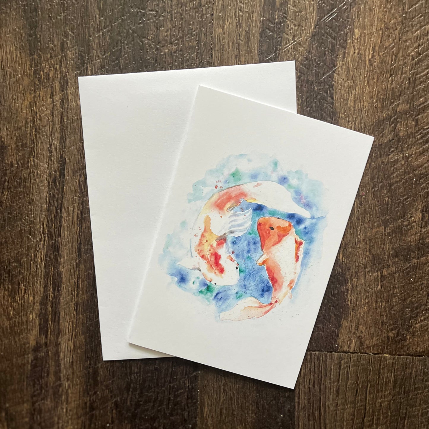 Koi Fish Card