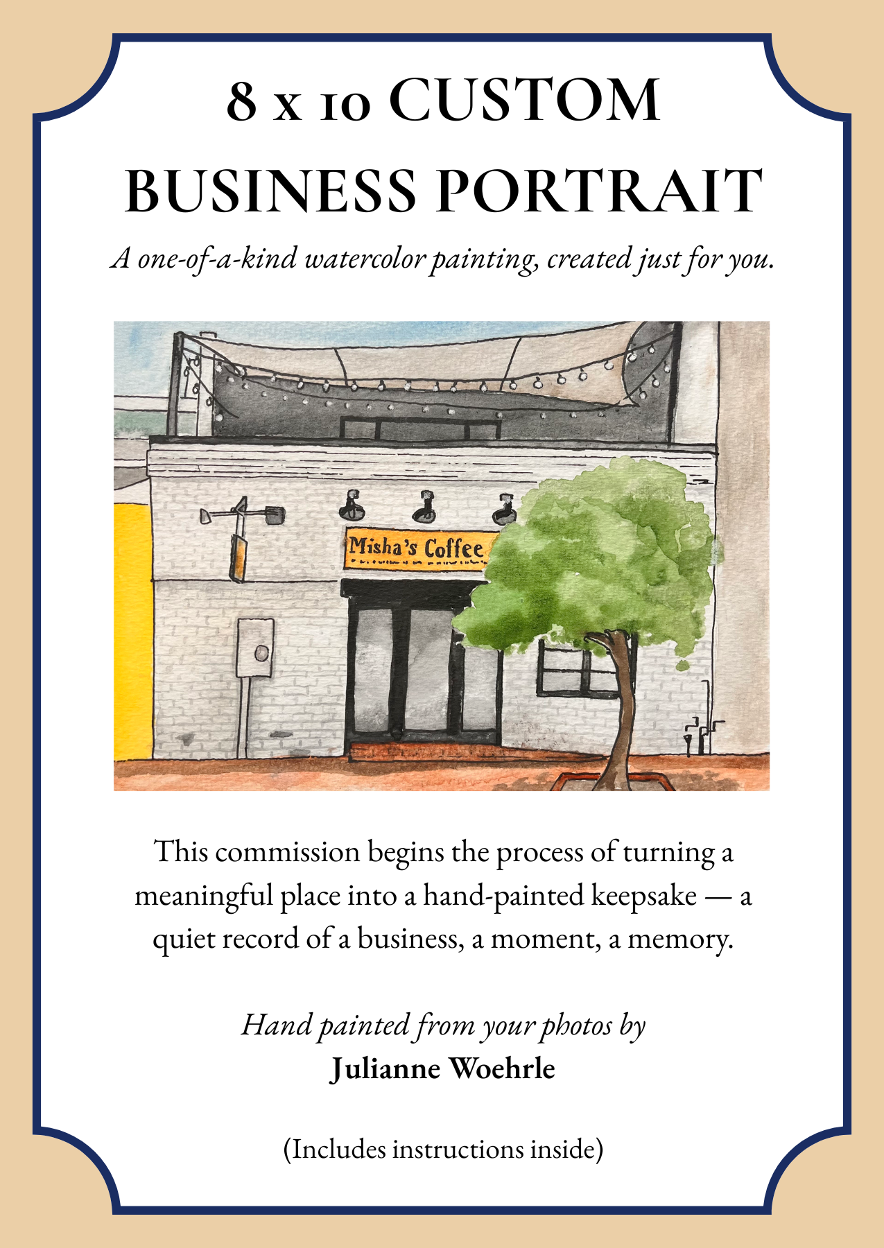 Gifted Business/Landmark Portrait Commission
