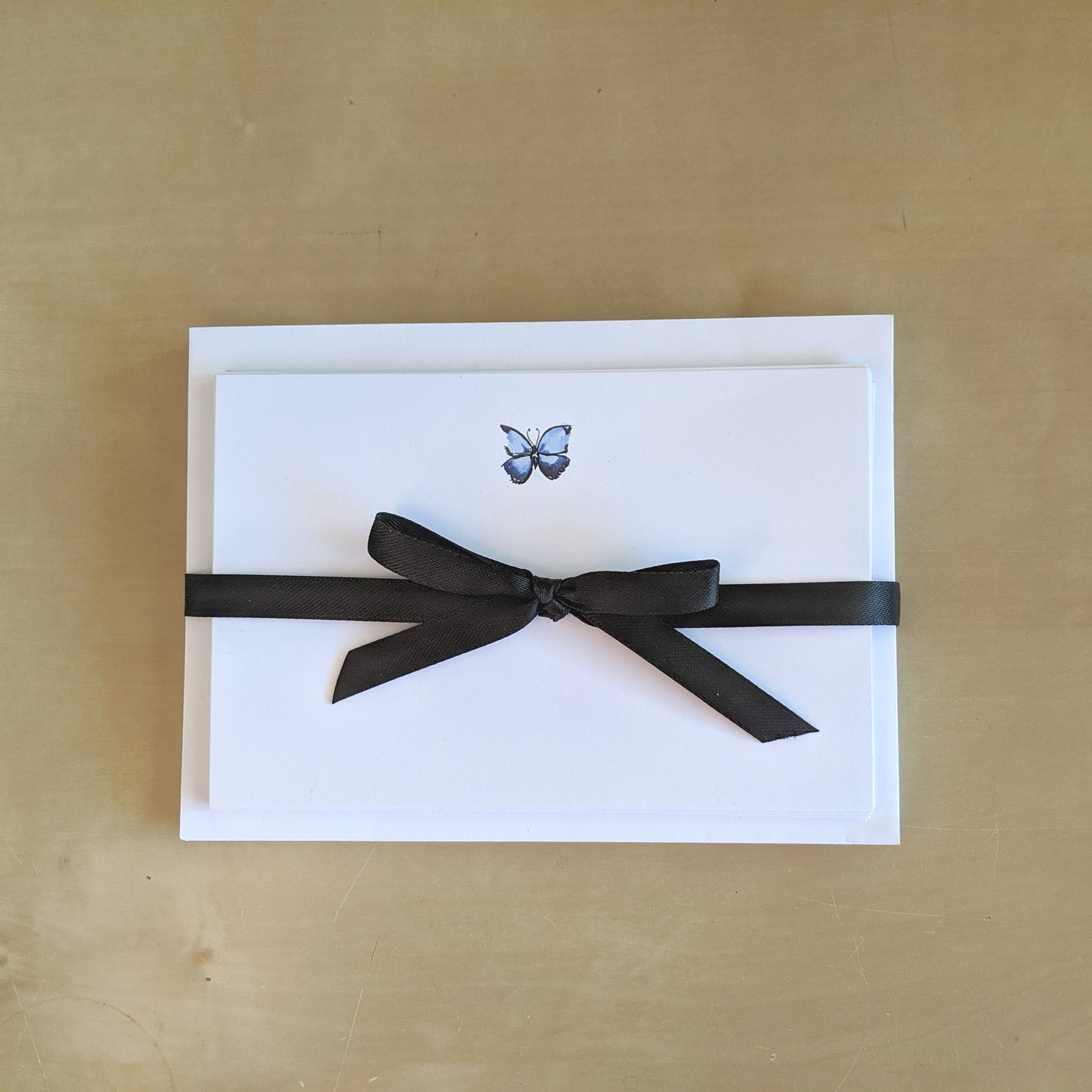 Blue Morphos Notecards image 0