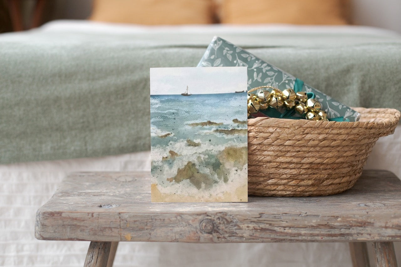 St. Lucia Foldover Notecards image 0