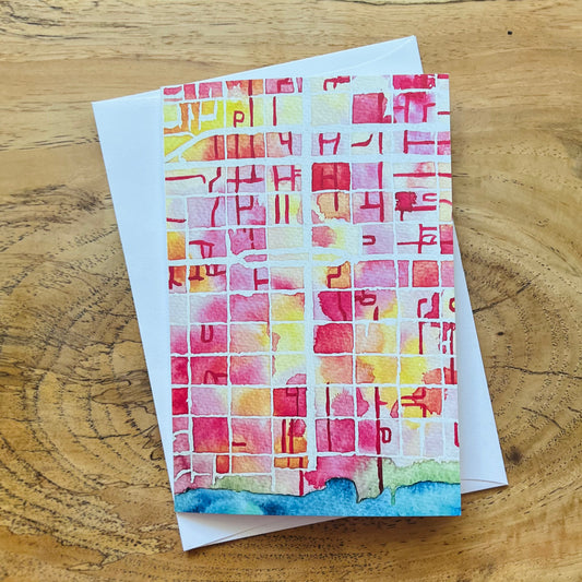 Old Town Map Card
