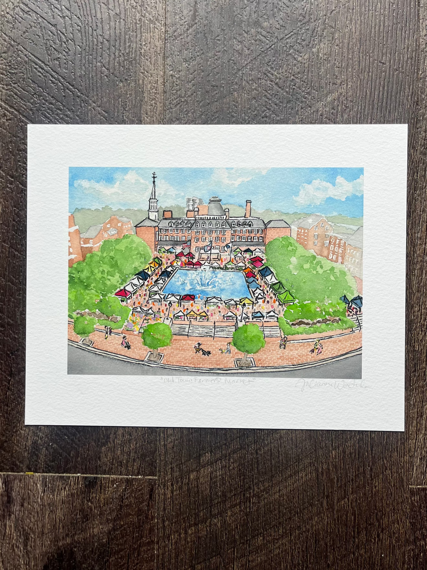 Limited Edition Fine Art Print - The Farmers’ Market