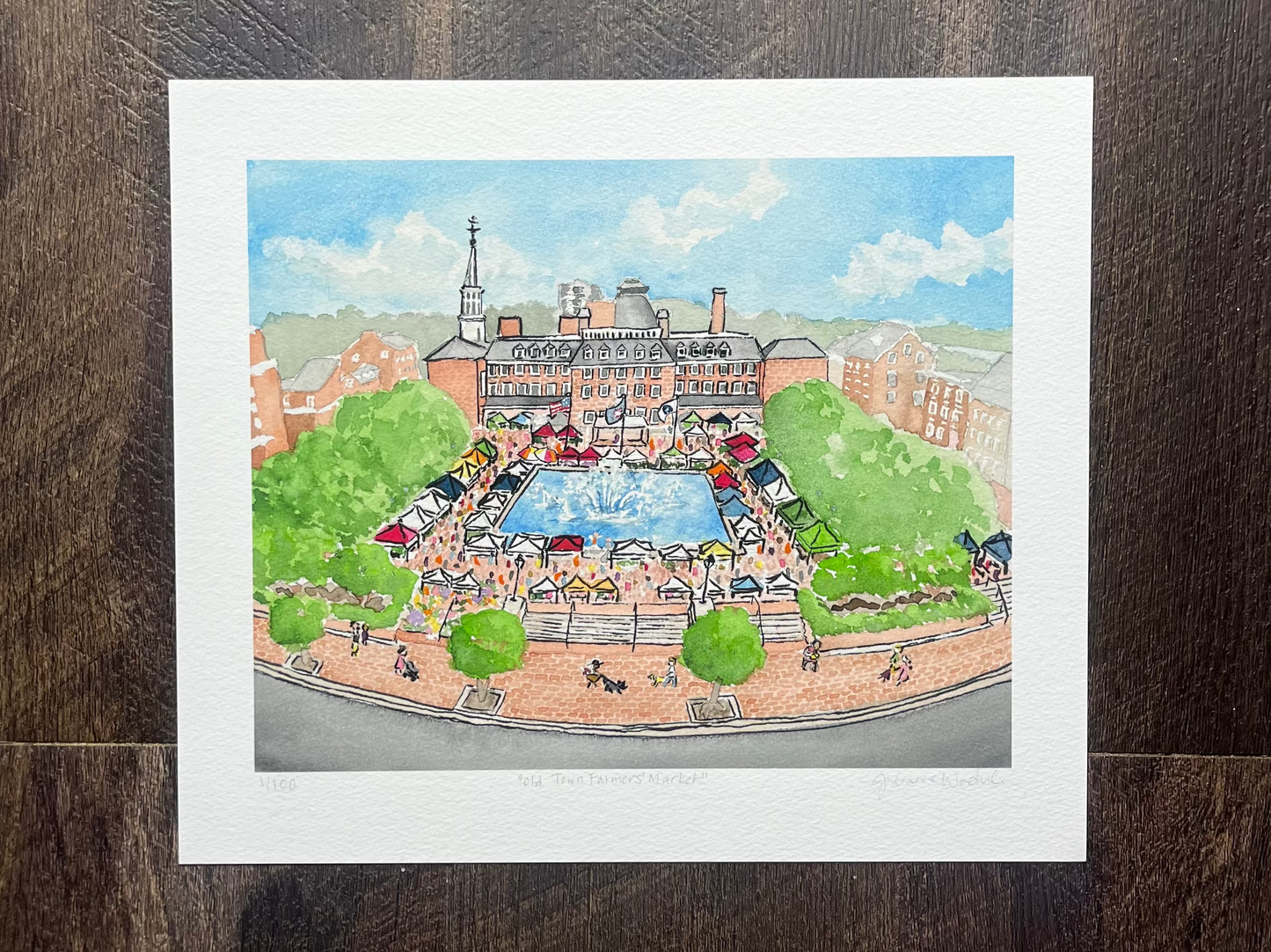 Limited Edition Fine Art Print - The Farmers’ Market