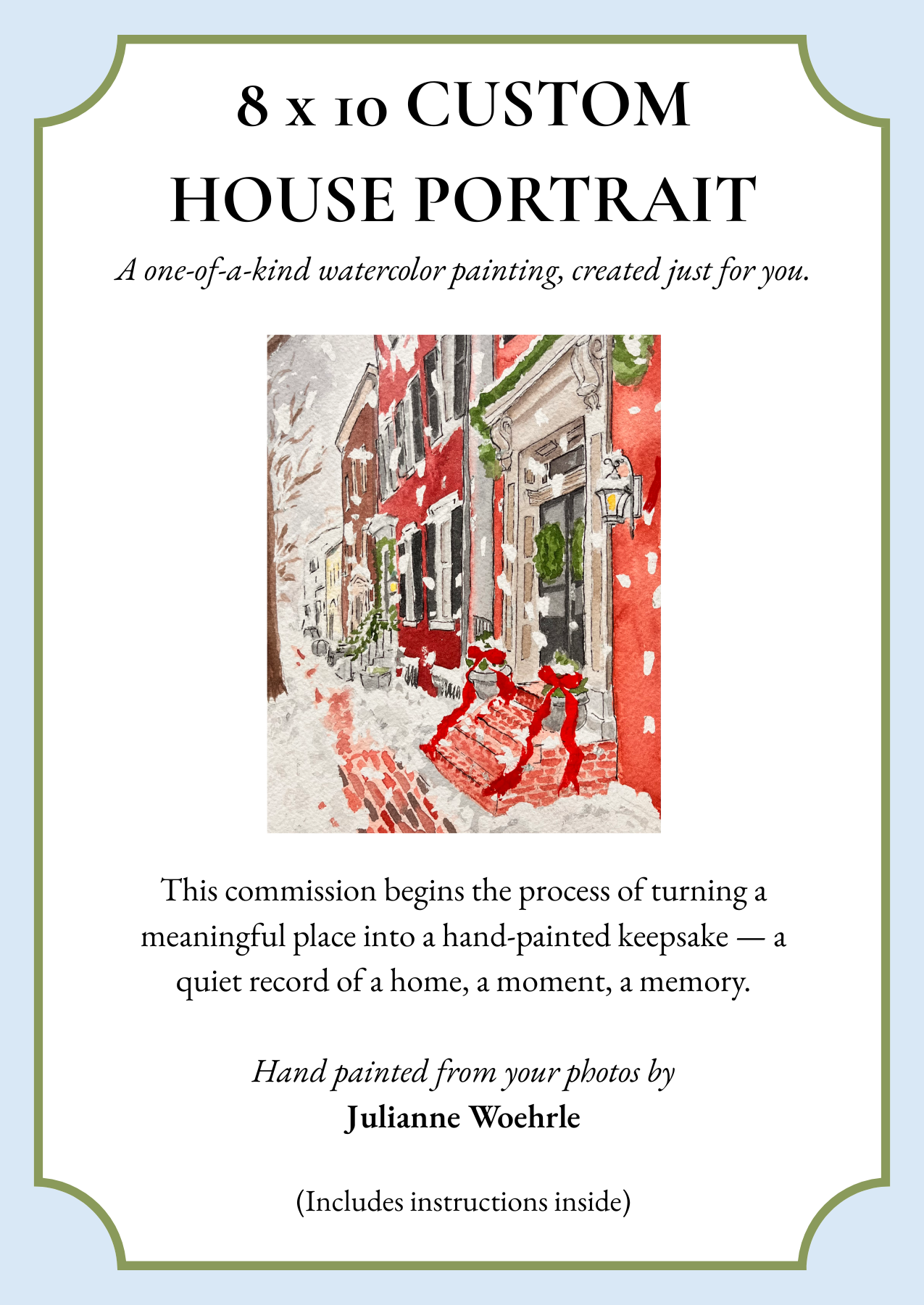 Gifted Home Portrait Commission